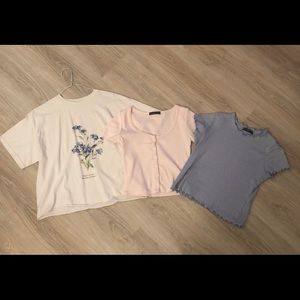 3 Brandy Melville tops